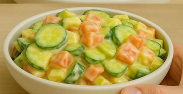 Cool & Creamy Cucumber Salad