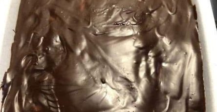 Boston Cream Pie Poke Cake
