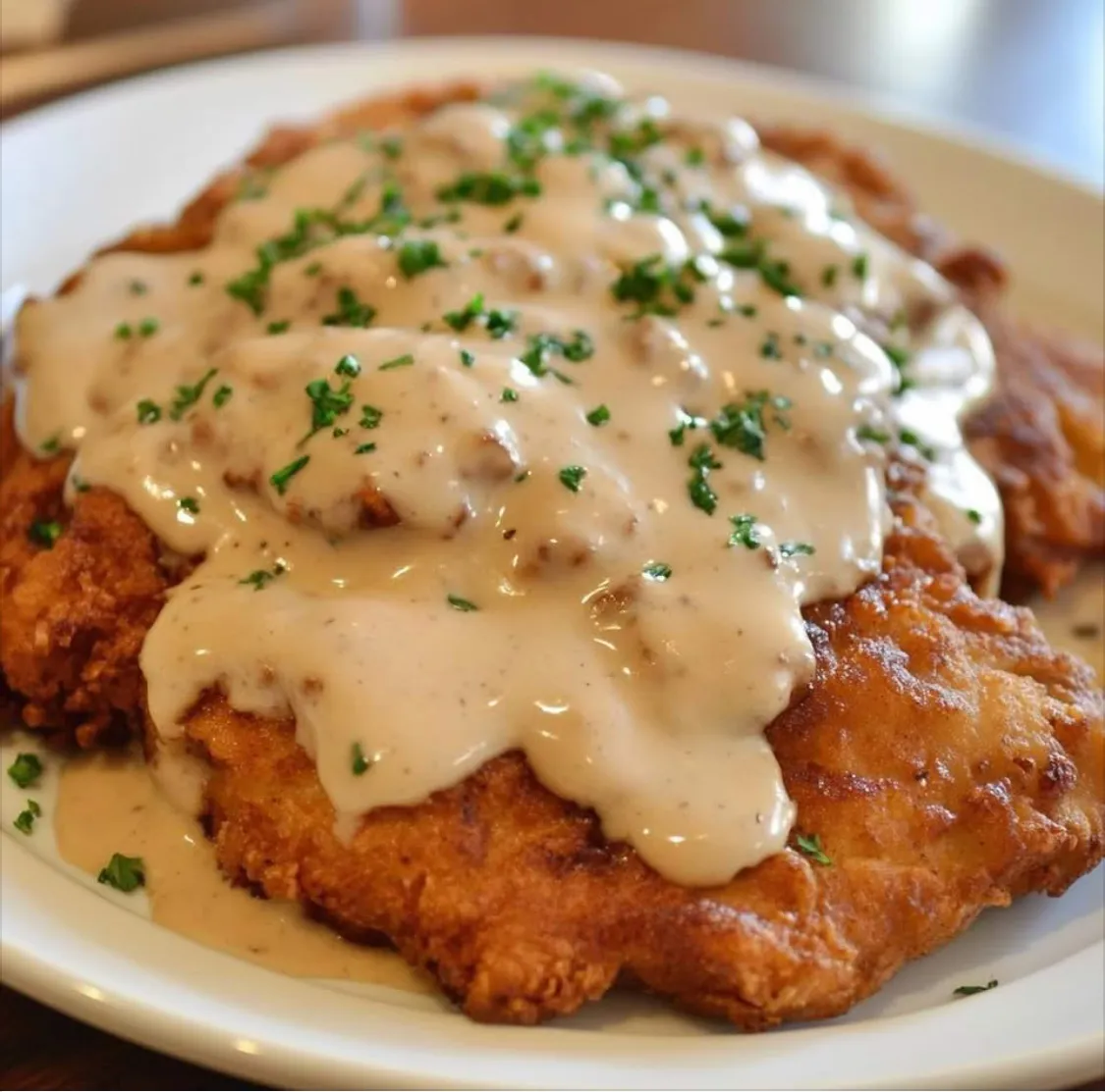 Chicken Fried Steak with Creamy Gravy