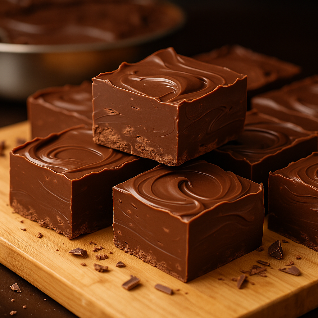 Silky Homemade Chocolate Fudge